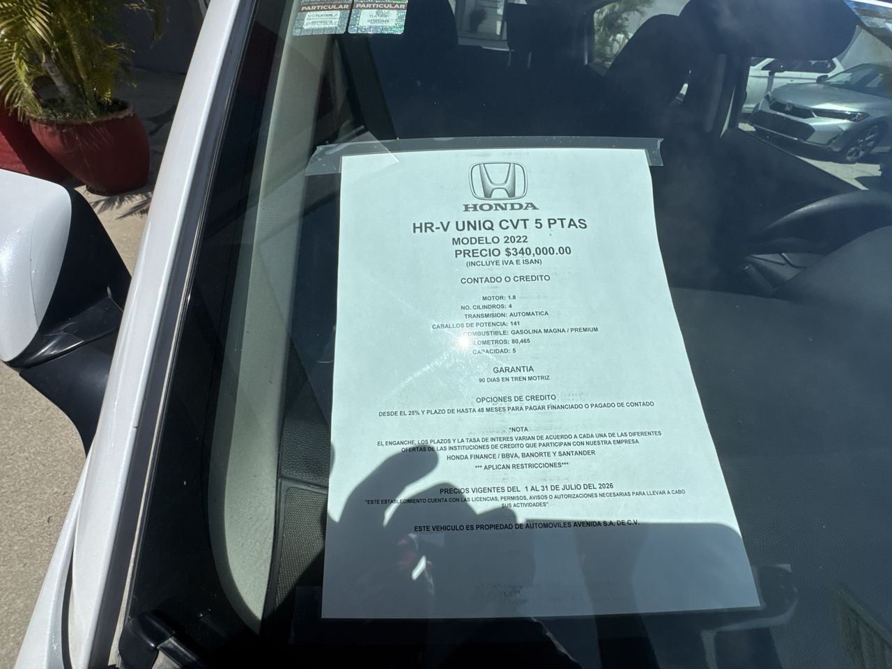 2022 Honda HR-V 1.8 Uniq Cvt