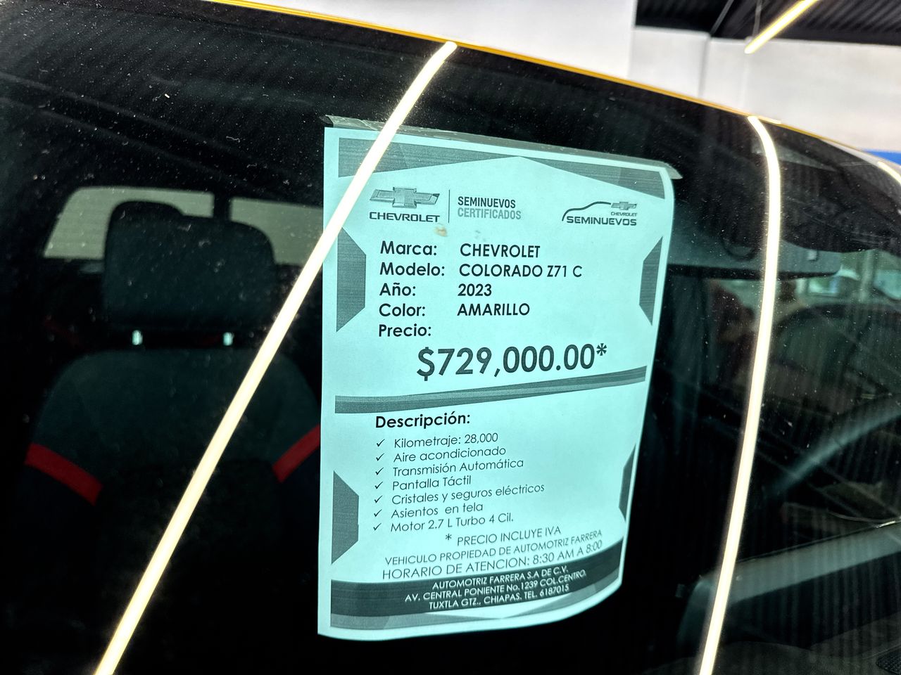 2023 Chevrolet Colorado 2.7 Z71 At