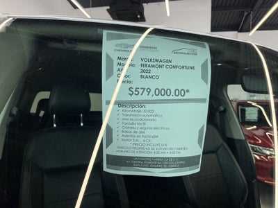 2022 Volkswagen Teramont 3.6 V6 Comfortline 5p At