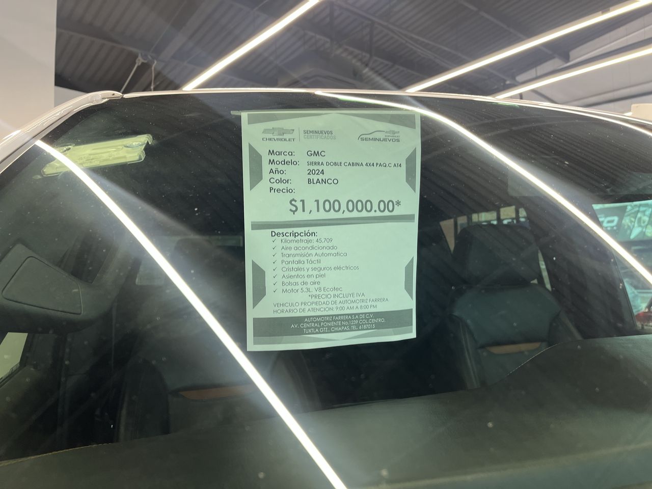 2024 GMC Sierra 5.3 AT4 At