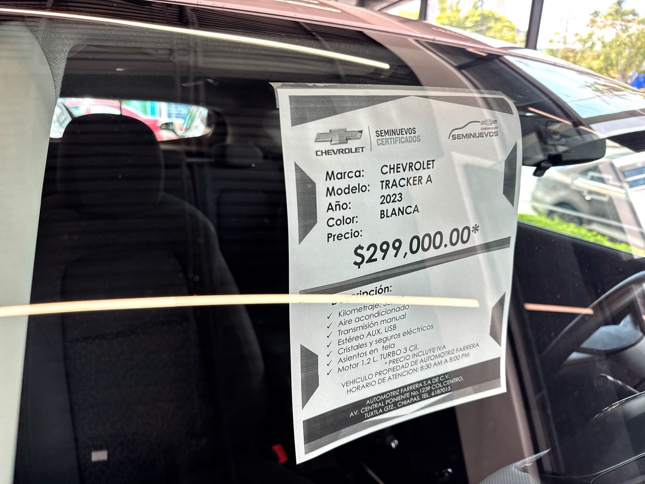 2023 Chevrolet Tracker 1.2 Premier At