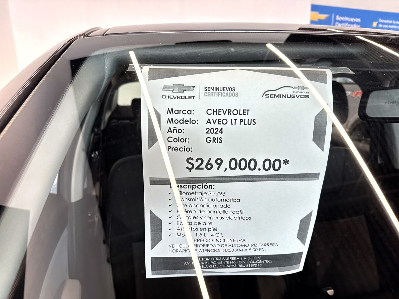 2024 Chevrolet Aveo 1.5 Lt Plus Sedan At