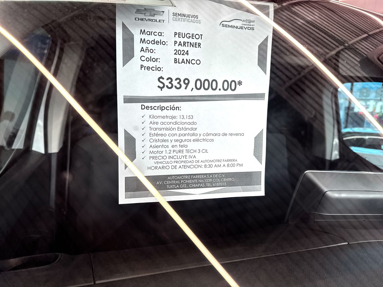 2024 Peugeot Partner 1.2 Maxi Pack Mt