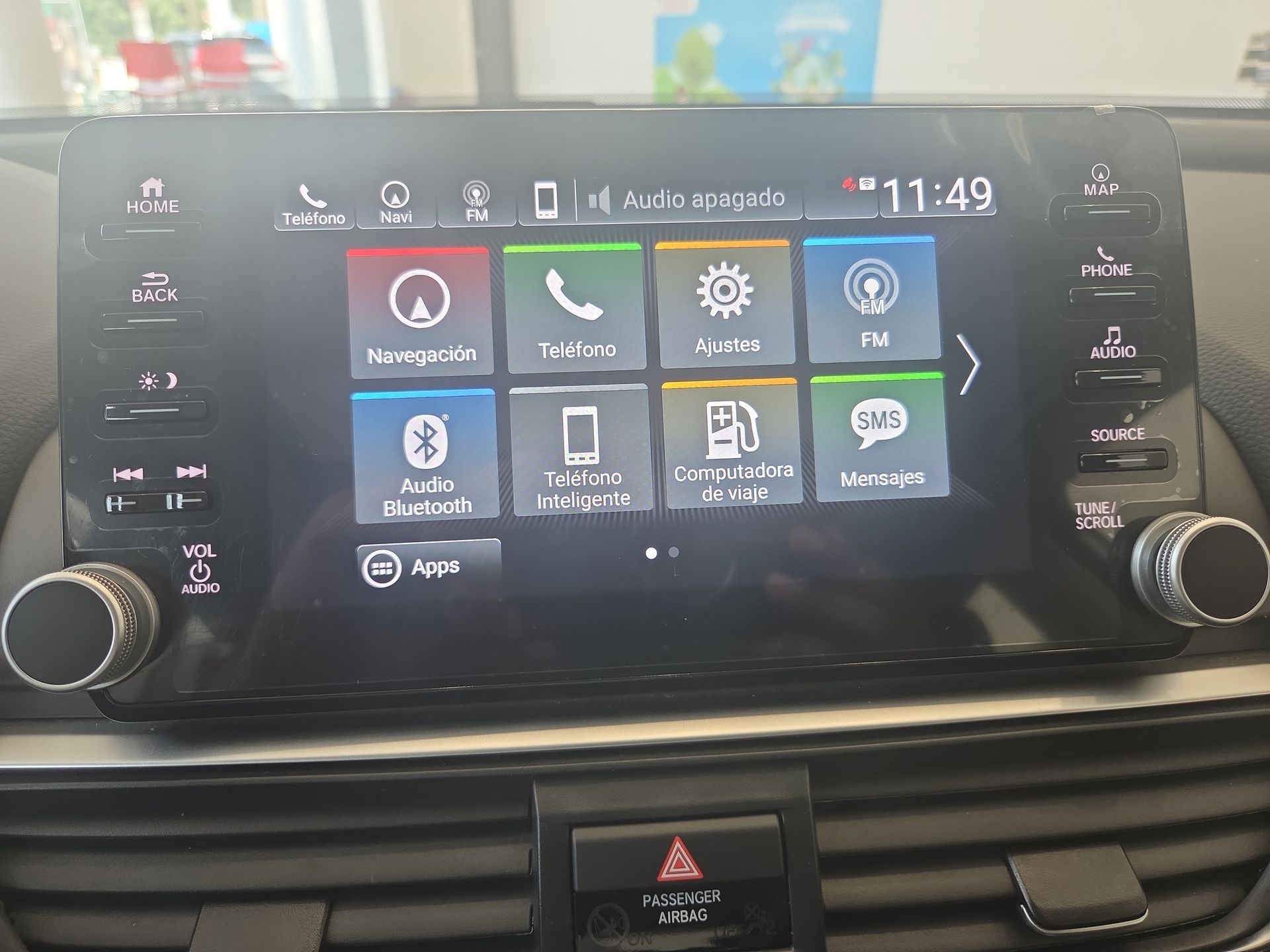 2021 Honda Accord 2.0 L4 Touring Piel Cvt