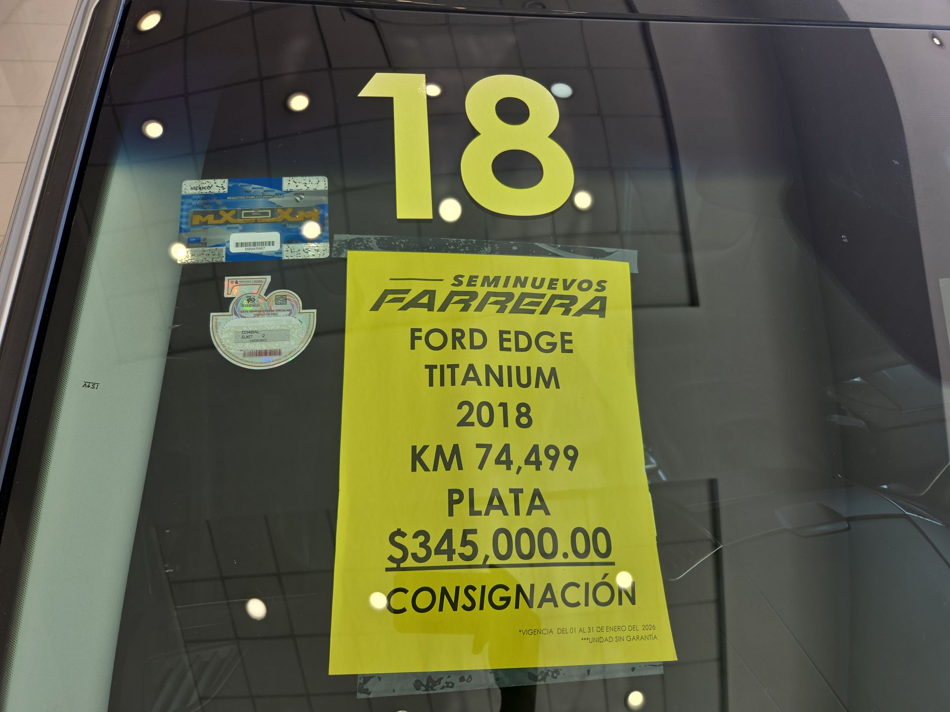 2018 Ford Edge 2.0 Titanium Ecoboost At