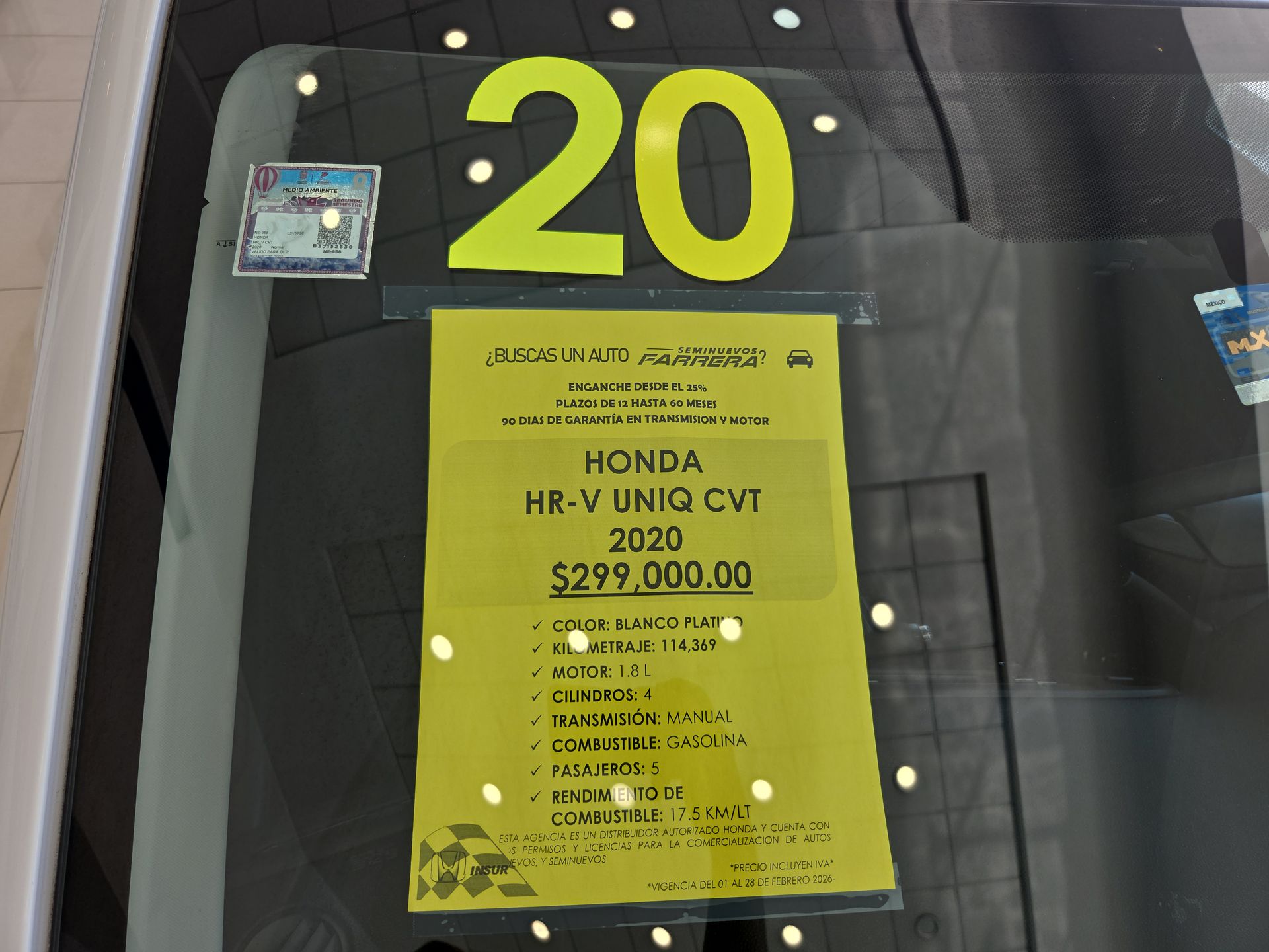 2020 Honda HR-V 1.8 Uniq Cvt