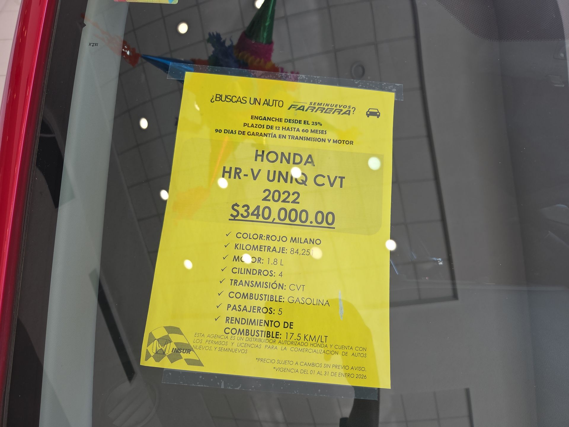 2022 Honda HR-V 1.8 Uniq Cvt