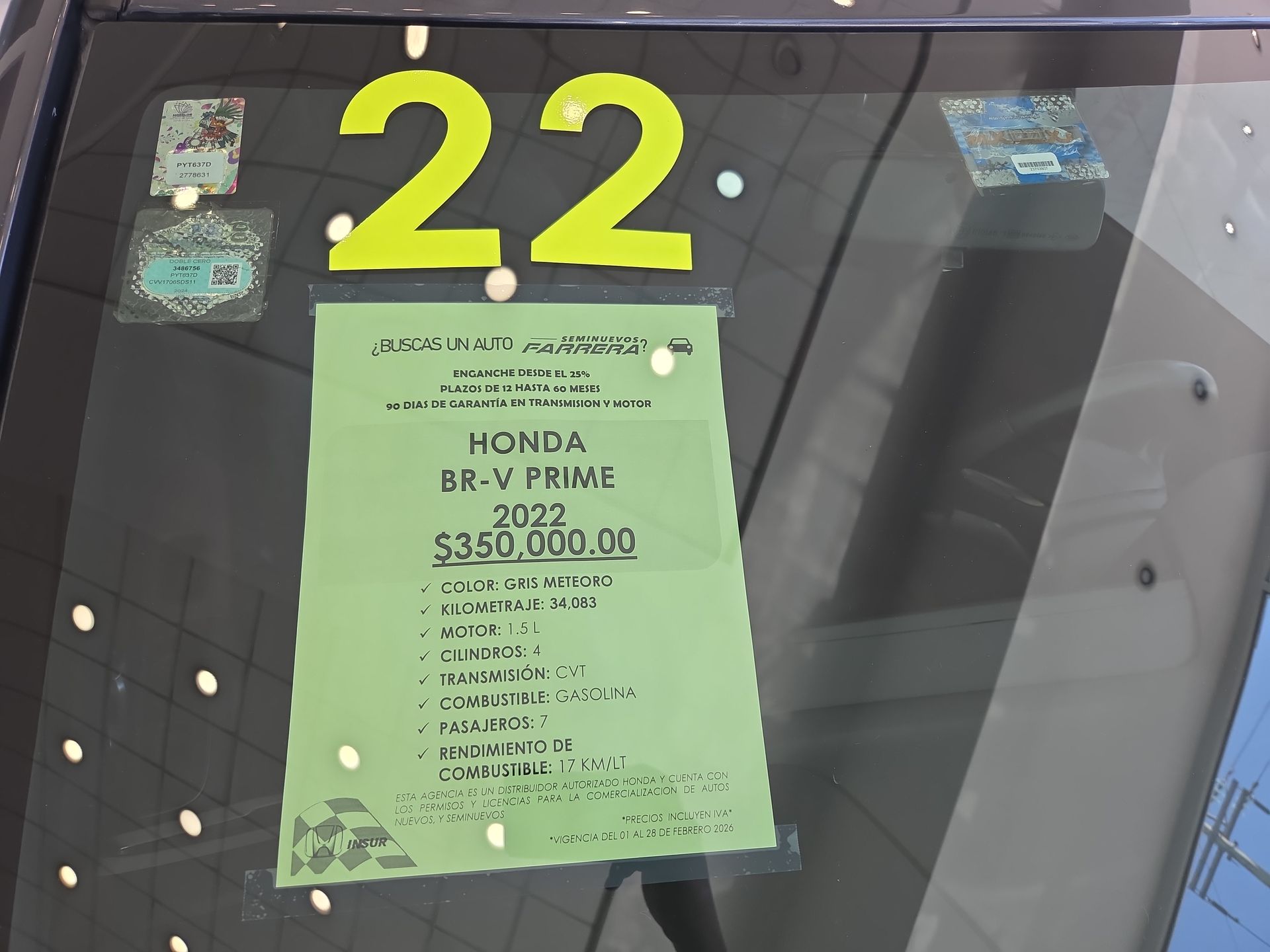 2022 Honda BR-V 1.5 Prime Cvt