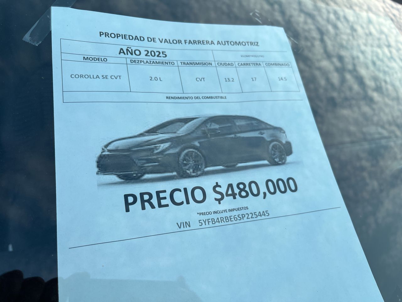 2025 Toyota Corolla 2.0 Se At