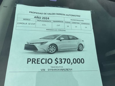 2024 Toyota Corolla 2.0 Le At
